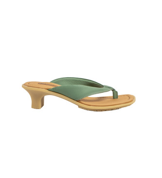El Naturalista Usnjene sandale N5991 Igusa green -Višina pete 5 cm