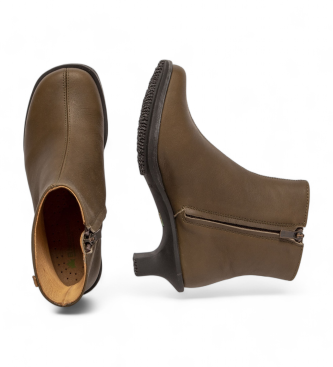 El Naturalista N5994 stivaletto in pelle verde