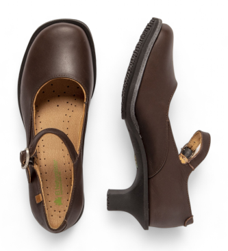 El Naturalista Bruine leren schoenen N5996