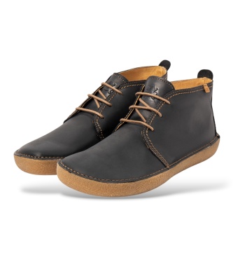 El Naturalista Tami Black Leather Shoes N6060