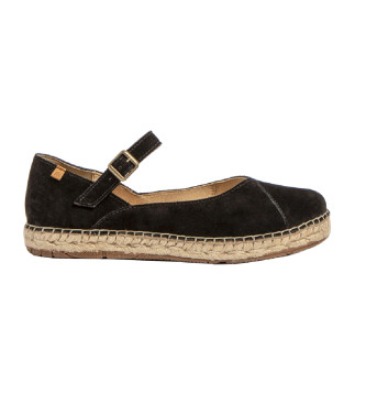 El Naturalista Leather sandals N679 S black