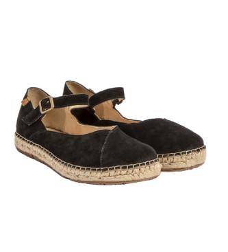 El Naturalista Leather sandals N679 S black