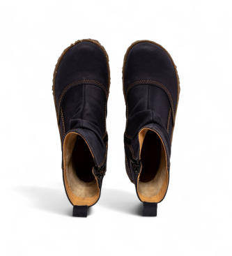 El Naturalista N722 Pleastant navy leather ankle boots
