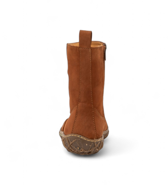 El Naturalista Leather ankle boots N722 Pleasant Wood brown