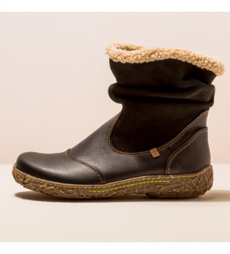 El Naturalista Leather ankle boots N758 Nido black