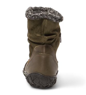 El Naturalista Bottines en cuir N758 vertes