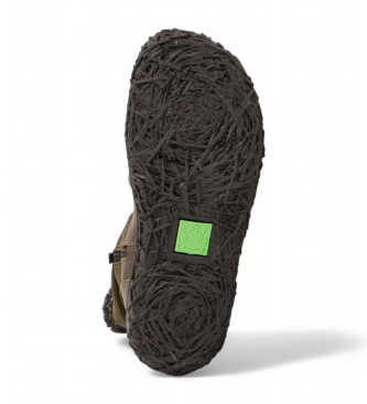 El Naturalista Bottines en cuir N758 vertes