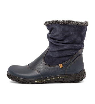 El Naturalista Botins em pele N758 navy