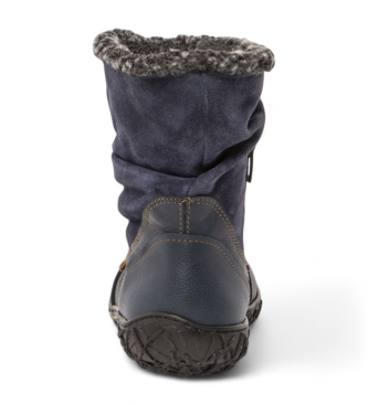 El Naturalista Botins em pele N758 navy