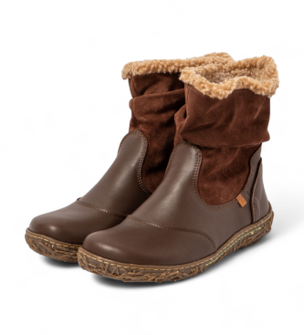 El Naturalista N758 Stivaletti in morbida pelle Nappa marrone