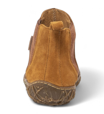 El Naturalista Braune Lederstiefeletten N786