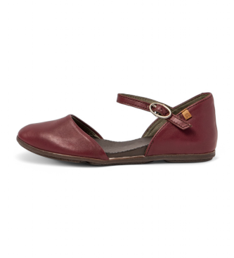 El Naturalista Leather Sandals Nd54 Stella burgundy
