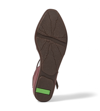 El Naturalista Leather Sandals Nd54 Stella burgundy
