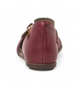 El Naturalista Leather Sandals Nd54 Stella burgundy