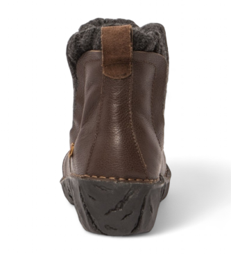 El Naturalista Braune Ne23 Lederstiefeletten