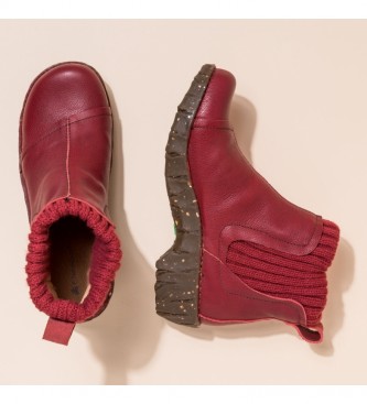 El Naturalista Ne23 Yggdrasil cherry ankle boots