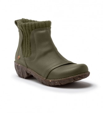 El Naturalista Leather ankle boots Ne23 green