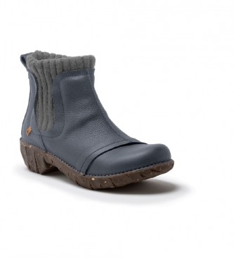 El Naturalista Leather ankle boots Ne23 Natural blue
