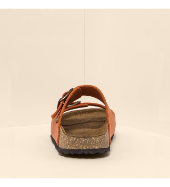 El Naturalista Leather Sandals Ne50 Waraji orange