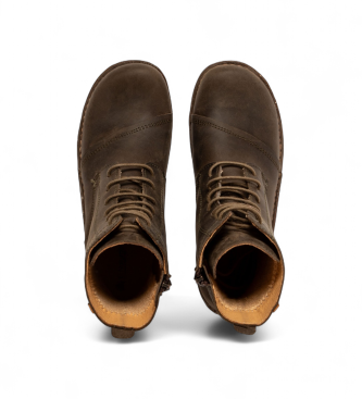 El Naturalista Leather ankle boots Ng57 Arizona green