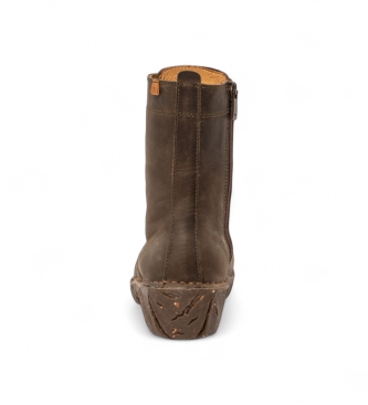 El Naturalista Leather ankle boots Ng57 Arizona green