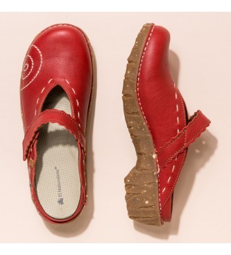 El Naturalista Leather clogs Ng96 red