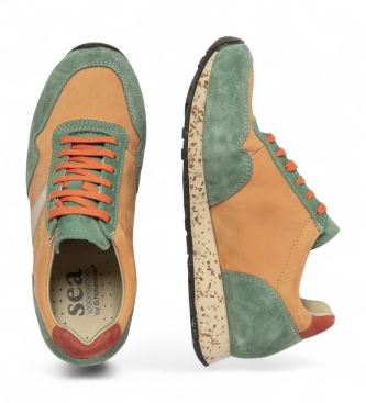 El Naturalista Leder Turnschuhe Nsp02 mehrfarbig