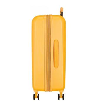 El Potro Juego de maletas Vera 55 - 70 cm amarillo