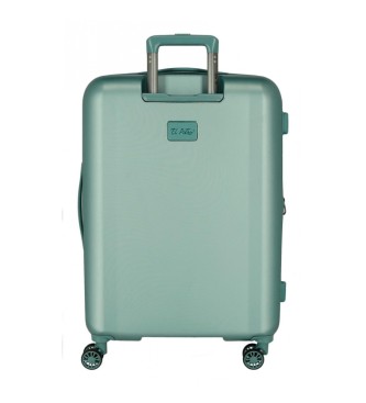 El Potro Juego de maletas Vera 55 - 70 cm verde