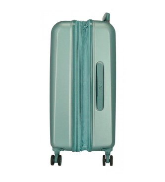 El Potro Juego de maletas Vera 55 - 70 cm verde