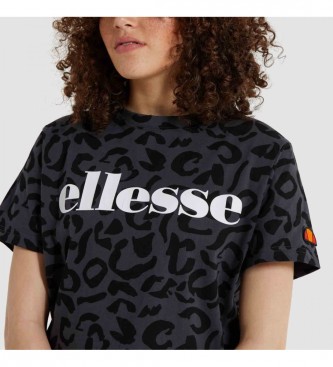 Ellesse Overlep animalprint black t-shirt