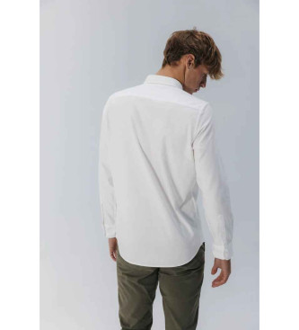 elPulpo Koszula oksfordzka biała