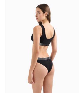Emporio Armani Set di 2 mutandine brasiliane in cotone per tutti i giorni, nere