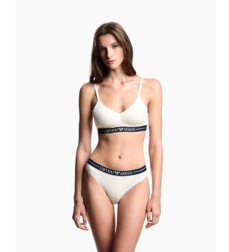 Emporio Armani Set di 2 mutandine brasiliane in cotone per tutti i giorni, bianche
