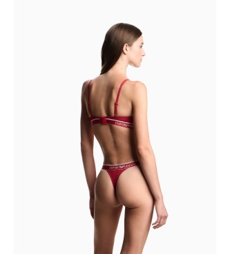 Emporio Armani Set di 2 infradito rossi Iconic Logoband