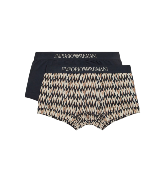 Emporio Armani Pakke 2 Boxershorts Classic sort