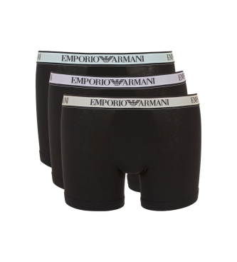 Emporio Armani Pack 3 Core boxershorts svart