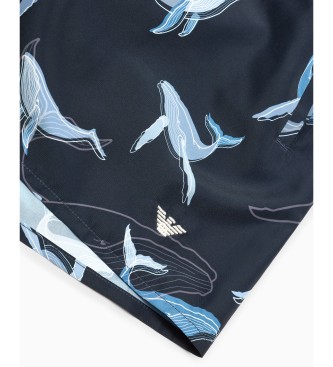 Emporio Armani Costume da bagno marino Sea Animals ASV