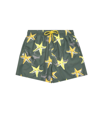 Emporio Armani Costume da bagno verde Sea Animals ASV