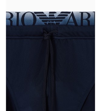Emporio Armani Bañador slip con banda del logotipo marino