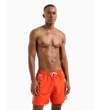 Emporio Armani Cales com logtipo vermelho e cales com fita com logtipo vermelho