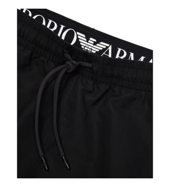 Emporio Armani Czarne szorty kąpielowe
