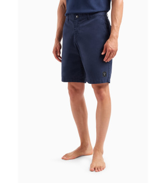 Emporio Armani Bermuda Shorts Navy Cotton