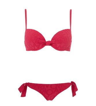 Emporio Armani Bikini Bold rojo