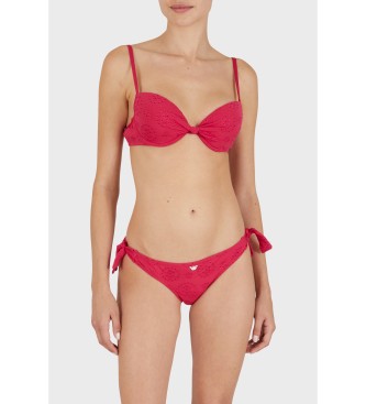 Emporio Armani Bikini Sangallo rdeča