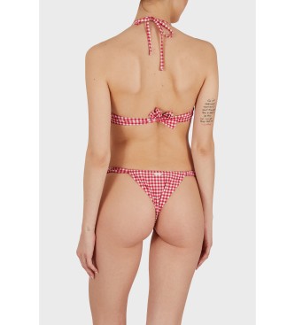 Emporio Armani Roter Vichy-Bikini