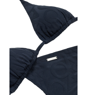 Emporio Armani Navy triangle bikini