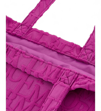 Emporio Armani Borsa shopper da spiaggia rosa ASV