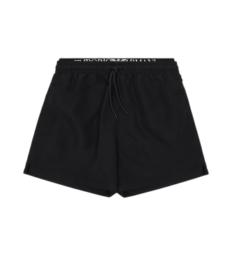 Emporio Armani Czarne szorty kąpielowe