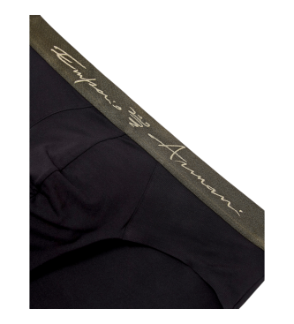 Emporio Armani Slip in morbida modal nera